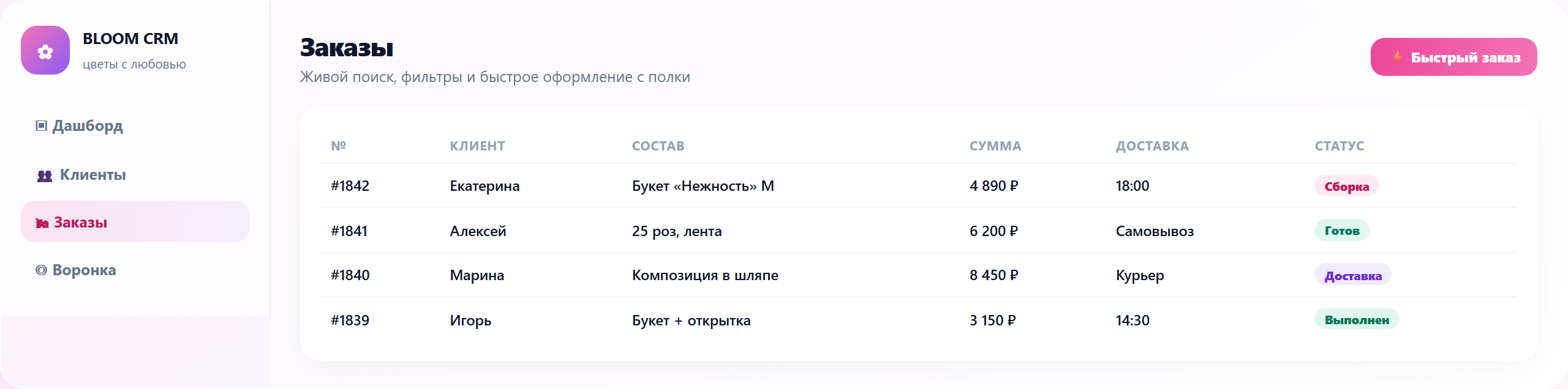 Заказы